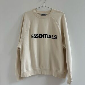 Essentials Beige Sweatshirt for Women